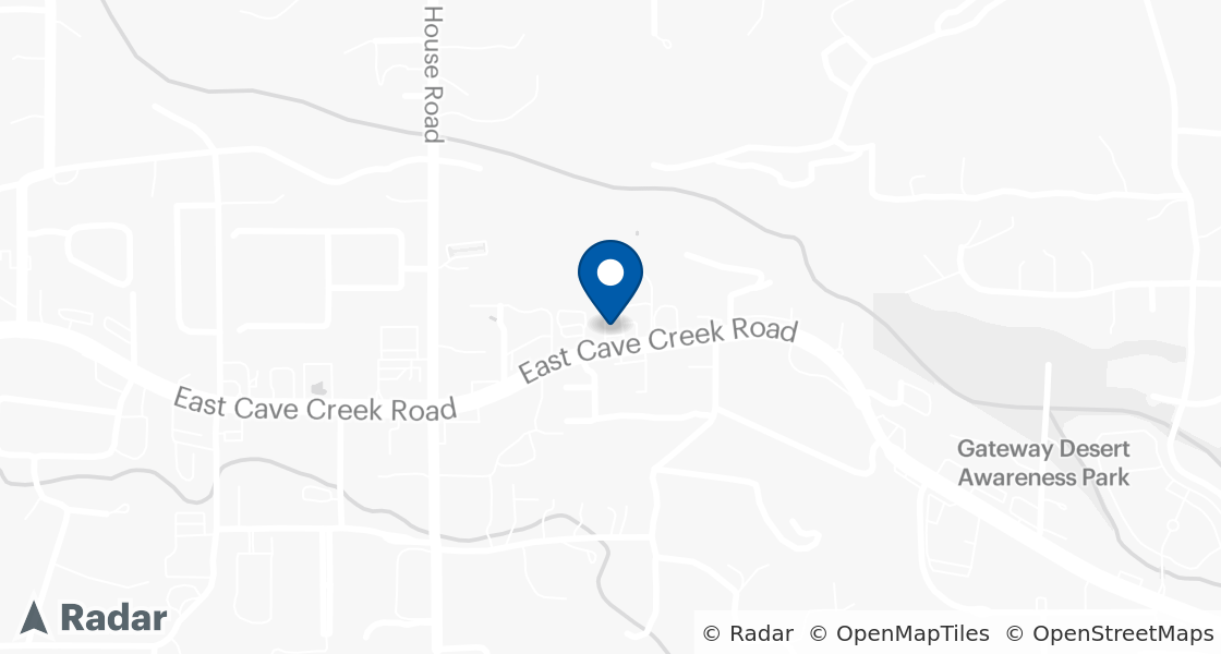 Map of Dairy Queen Location:: 6548 E Cave Creek, Cave Creek, AZ, 85331-8643